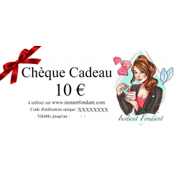 Chèque Cadeau 10€ - 25€ - 50€ au choix
